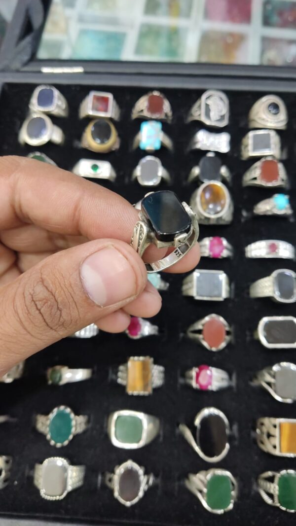 Agate stone ring