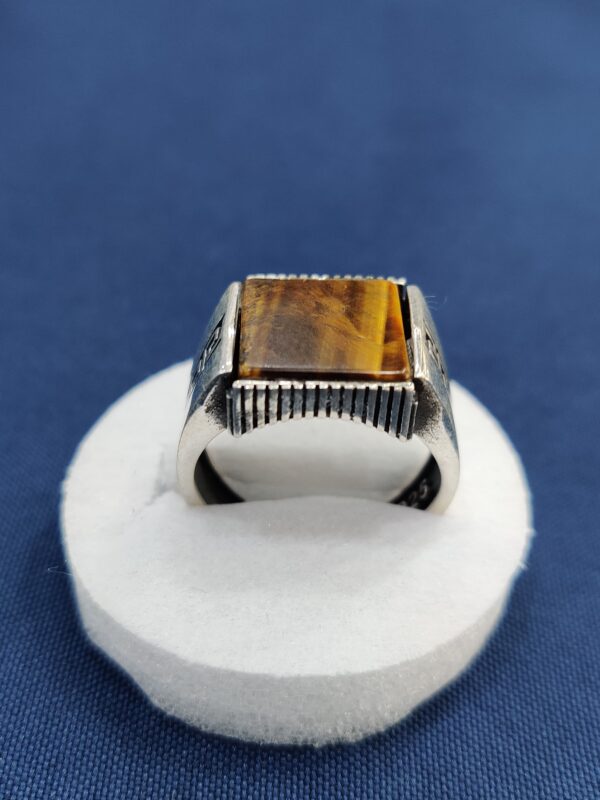 Tiger stone ring for male