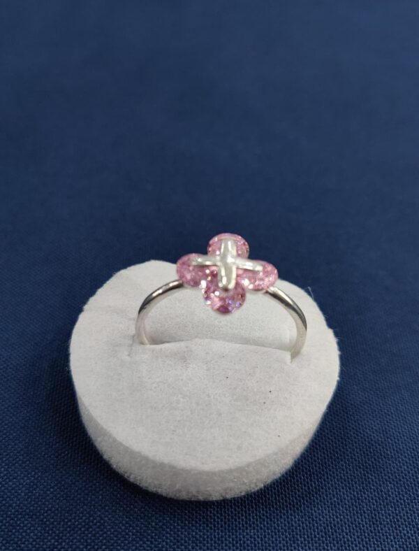 Orginal Gemstone Ring in 925 Rhodium Silver
